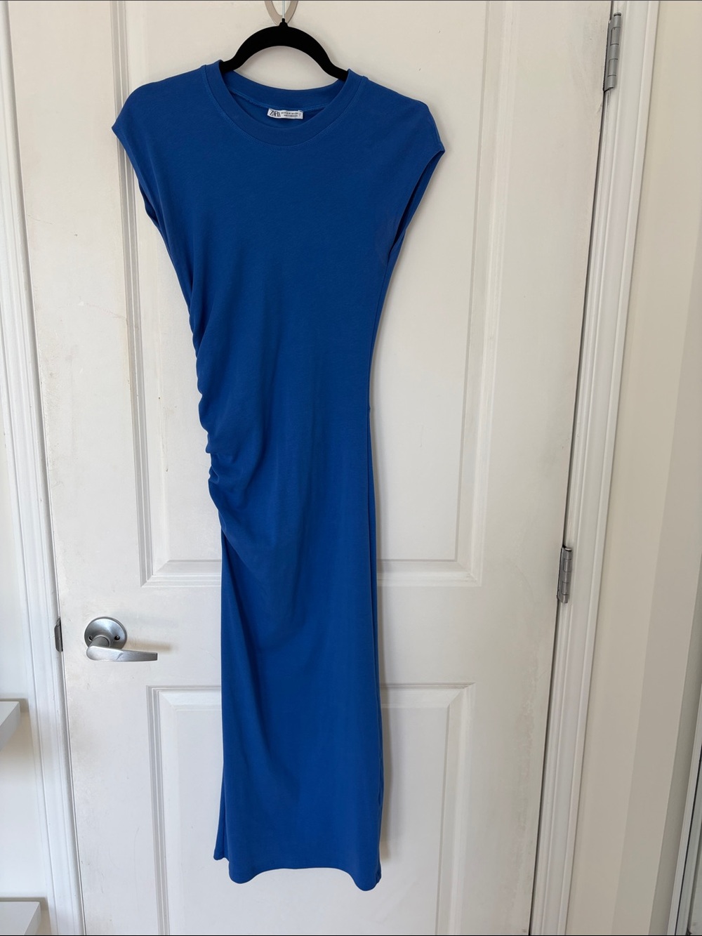 Zara Sleeveless Royal Blue Maxi Dress